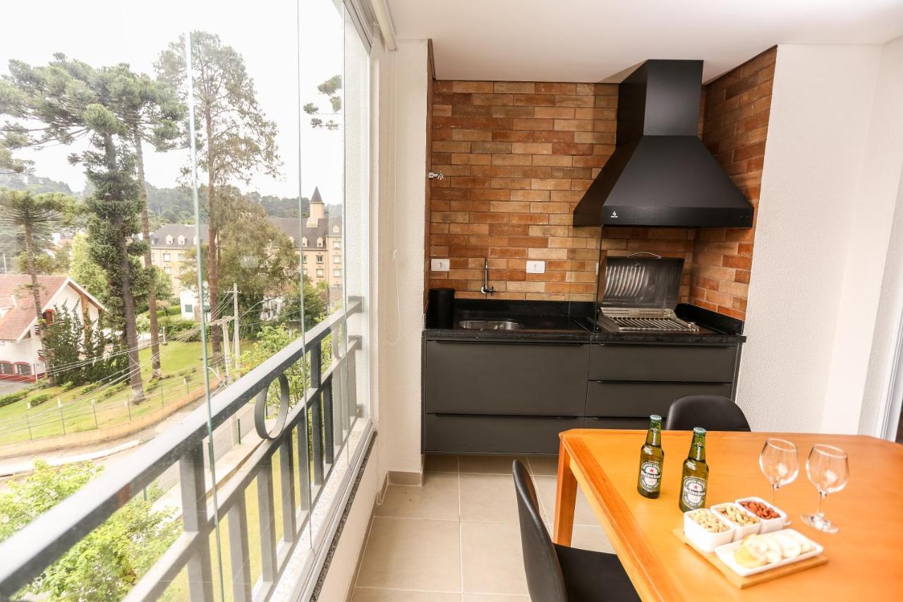 Apartmán Hostyn Condessa 115- Requinte E Aconchego A 600 M Do Baden Baden Campos do Jordão Exteriér fotografie